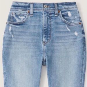 Abercrombie and Fitch super high rise skinny jeans- size 24, price: $35